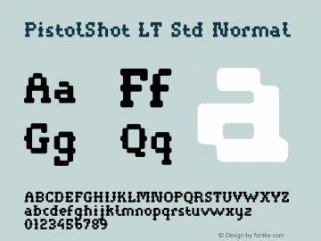 PistolShotLTStd-Normal Version 1.300;PS 001.003;hotconv 1.0.38图片样张