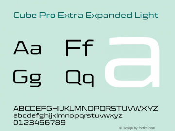 CubePro-ExtraExpandedLight Version 7.504; 2012; Build 1021图片样张