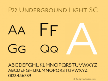 P22UndergroundLightSC Version 3.000图片样张