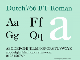 Dutch766 BT Roman Version 1.01 emb4-OT图片样张