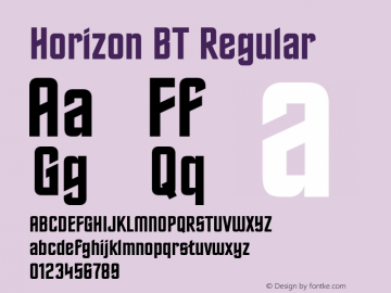 Horizon BT Version 1.01 emb4-OT图片样张