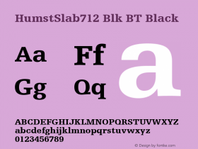 HumstSlab712 Blk BT Black Version 1.01 emb4-OT图片样张