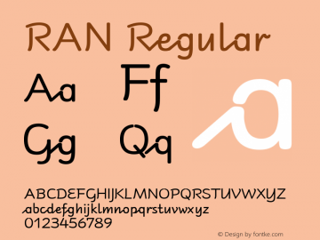 RAN Version 3.00图片样张