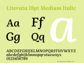 Literata 18pt Medium Italic Version 3.002图片样张