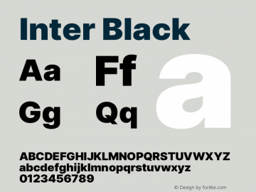 Inter Black Version 3.019;git-0a5106e0b图片样张