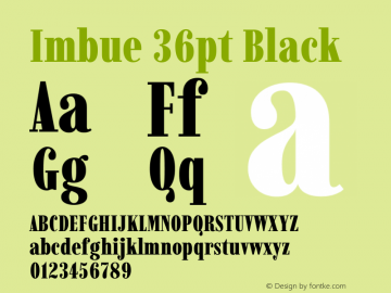 Imbue 36pt Black Version 1.102图片样张