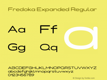 Fredoka Expanded Regular Version 2.001图片样张