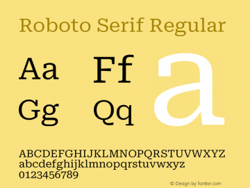 Roboto Serif Regular Version 1.007图片样张