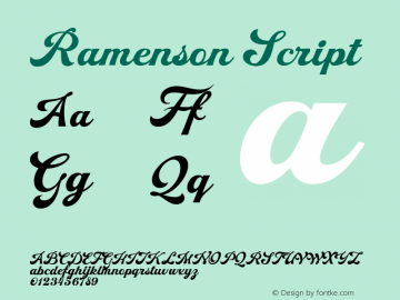 Ramenson Script Version 1.000图片样张