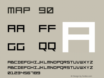 MAP 90 Version 1.000;hotconv 1.0.109;makeotfexe 2.5.65596图片样张