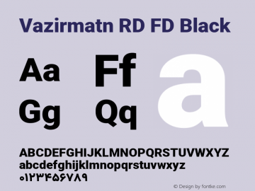 Vazirmatn RD FD Black Version 32.101图片样张