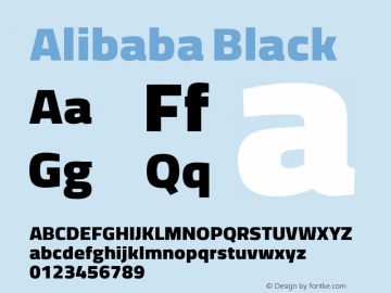 Alibaba Black Version 1.000图片样张