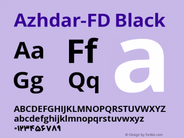 Azhdar-FD-Black Version 1.0图片样张