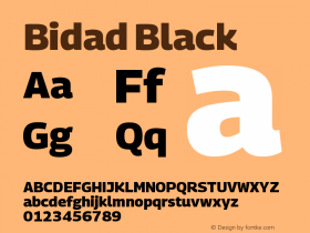 Bidad Black Version 1.000图片样张