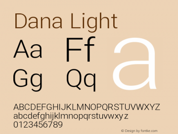 Dana Light Version 3.200图片样张