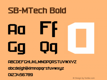 SB-MTech Bold Version 4.002 2019图片样张