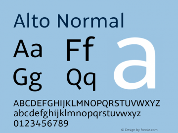 Alto-Normal Version 3.001图片样张