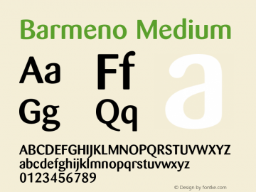 Barmeno Medium 001.000图片样张