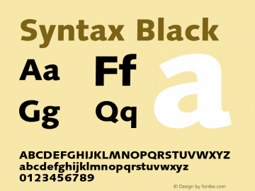 Syntax Black Version 001.001图片样张