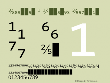 Whitney A Numeric Book 2.100图片样张