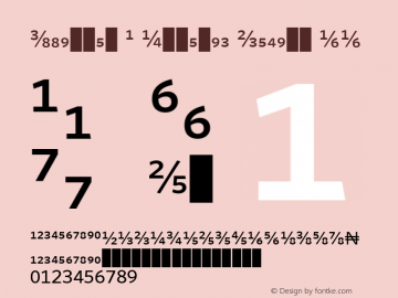 WhitneyANumeric-MediumTT 2.100图片样张