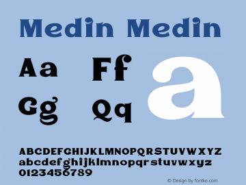 Medin Version 001.000图片样张