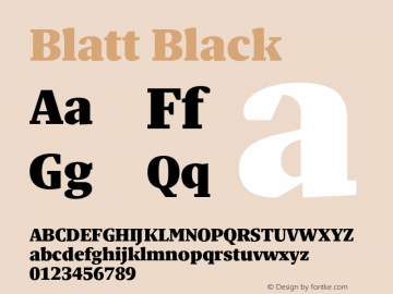 Blatt-Black Version 1.003图片样张