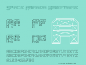 Space Armada Wireframe Version 1.004;Fontself Maker 3.5.7图片样张