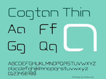 Cogtan-Thin Version 1.000图片样张