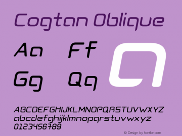 Cogtan-Oblique Version 1.000图片样张