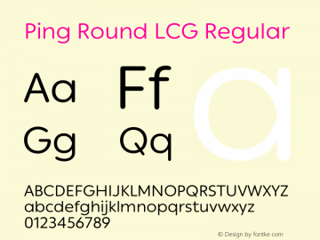 Ping Round LCG Regular Version 1.007图片样张