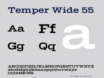 Temper Wide 55 Version 2.001图片样张