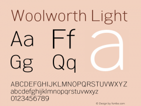 Woolworth Light Version 2.000 Mar 2022图片样张