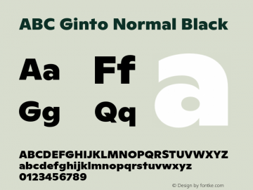 ABCGintoNormal-Black Version 1.100图片样张