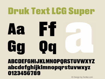 Druk Text LCG Super Version 1.1 2015图片样张