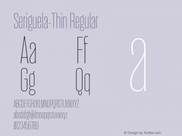 Seriguela W05 Thin Version 1.00图片样张