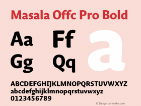 Masala Offc Pro Bold Version 7.504; 2009; Build 1004图片样张