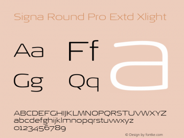 Signa Round Pro Extd Xlight Version 7.504; 2017; Build 1023图片样张