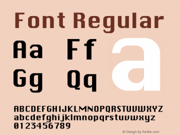 Font Version 1.000;May 22, 2022;FontCreator 14.0.0.2790 64-bit图片样张