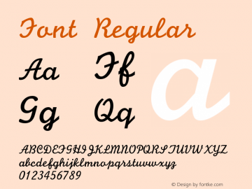 Font Version 1.000;May 22, 2022;FontCreator 14.0.0.2790 64-bit图片样张