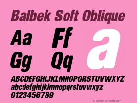 Balbek Soft Oblique Version 1.200图片样张