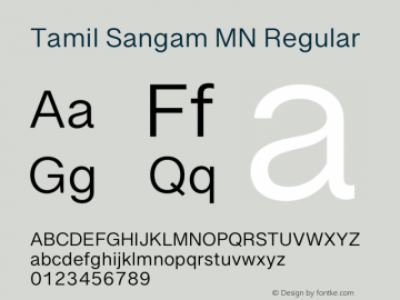 Tamil Sangam MN 15.0d1e37图片样张