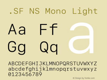 .SF NS Mono Light 16.0d2e1图片样张