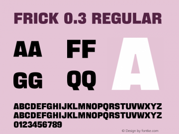 Frick 0.3 Regular Version 0.003;FEAKit 1.0图片样张