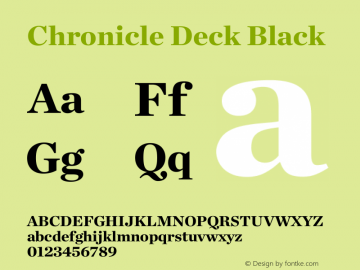 Chronicle Deck Black Version 1.301图片样张