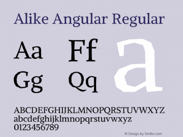 Alike Angular Regular Version 1.211图片样张