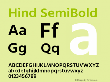 Hind SemiBold Version 2.001;PS 1.0;hotconv 1.0.79;makeotf.lib2.5.61930; ttfautohint (v1.5.33-1714) -l 8 -r 50 -G 200 -x 13 -D latn -f deva -w G -W -c -X 