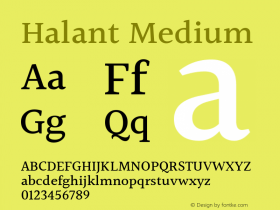 Halant Medium Version 1.101;PS 1.0;hotconv 1.0.78;makeotf.lib2.5.61930; ttfautohint (v1.1) -l 8 -r 50 -G 200 -x 14 -D latn -f deva -w gGD -W -c图片样张