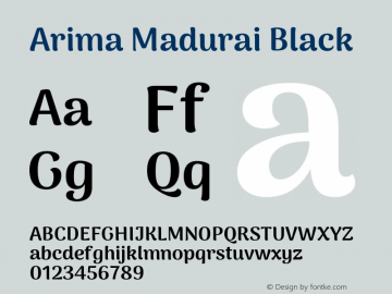 Arima Madurai Black Version 1.020图片样张