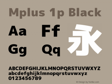 Mplus 1p Black Version 1.061图片样张